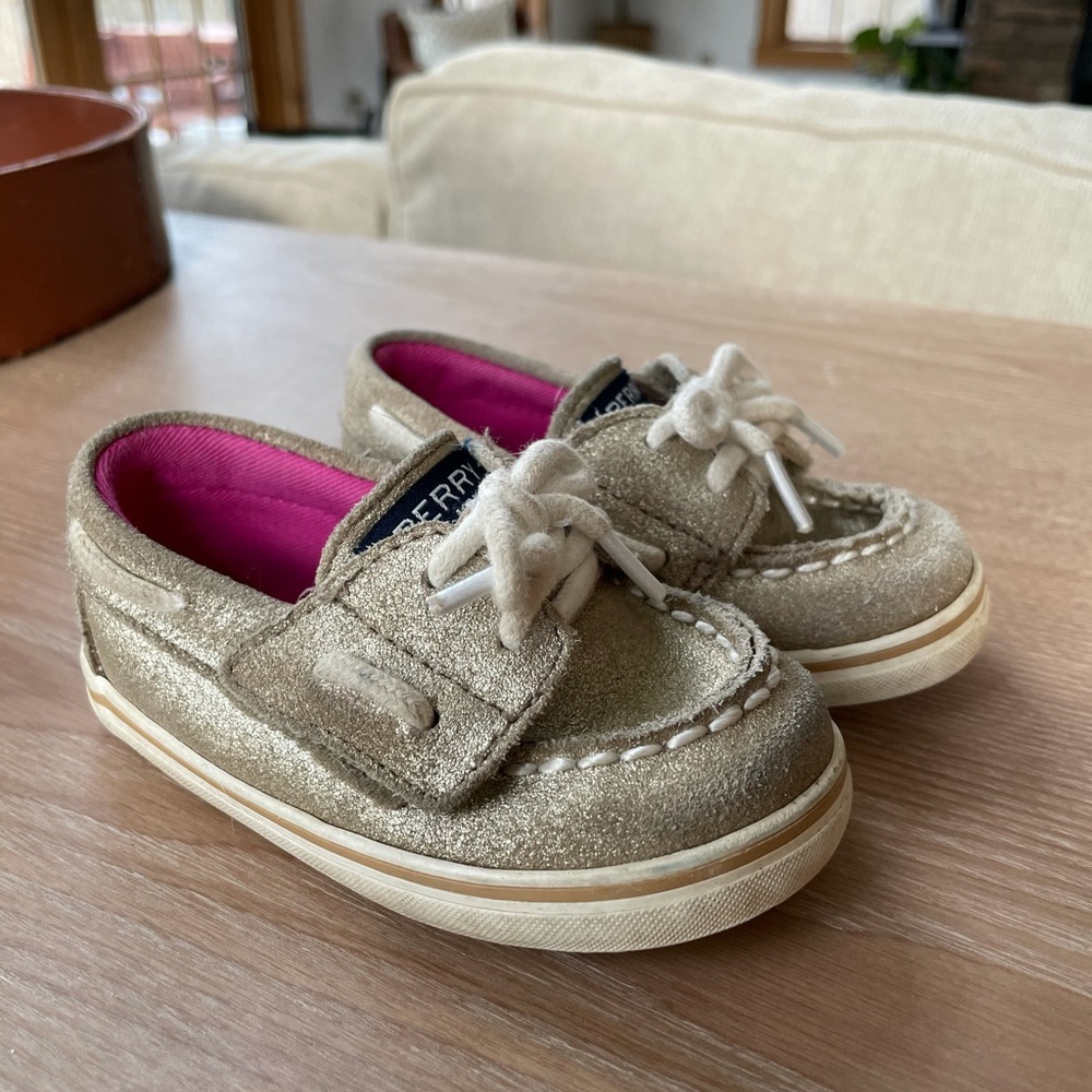 SPERRY infant toddler girl boat shoes